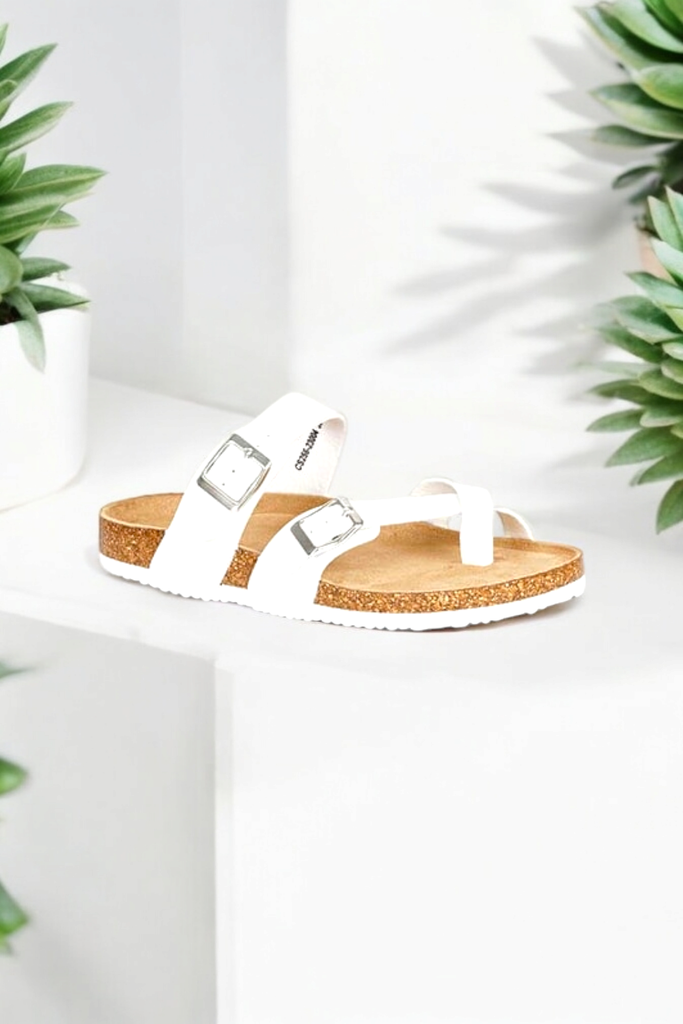 Sandalias Blancas Time and Tru Bryceee 301024