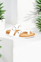 Sandalias Blancas Time and Tru Bryceee 301024