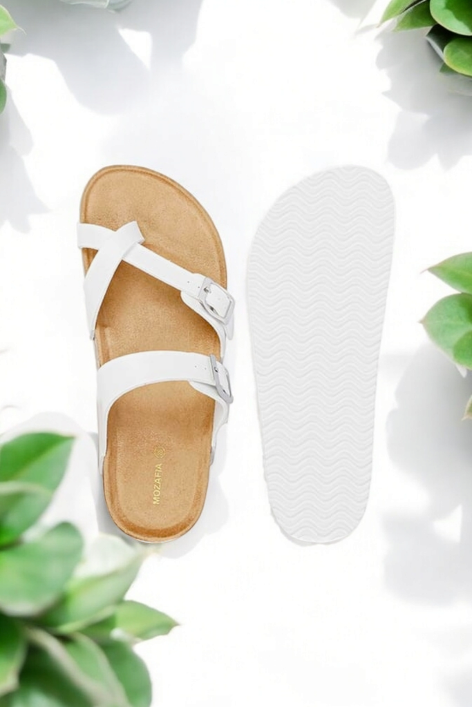 Sandalias Blancas Time and Tru Bryceee 301024