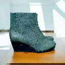Botines Tacón Corrido Gris marca Life Strike Talla 36.5 - 2284