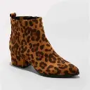 Botines Print leopardo Marca a new Day 4 cms. Talla 37 - 2064 