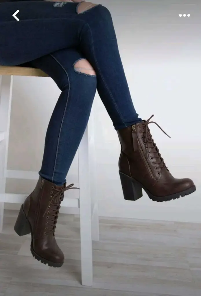 Botines Café Soda tacón 8 cms. Talla 38 - 2064