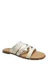 Sandalias marca Time and Tru Brillos beige Talla 39