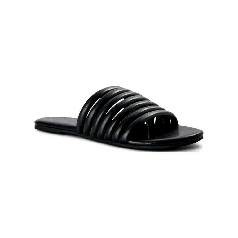 Sandalias marca Time and Tru tiras Negra Talla 38