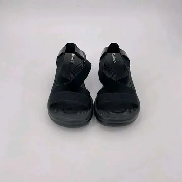 Sandalias marca Skechers Negras Talla 40