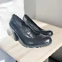 Tacones Marca Born Shows negros 6 cms. Talla 36.5- 2064