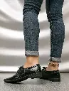 Tacones Marca Shein print cocodrilo negro Talla 39 - 2064