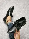 Tacones Marca Shein print cocodrilo negro Talla 39 - 2064