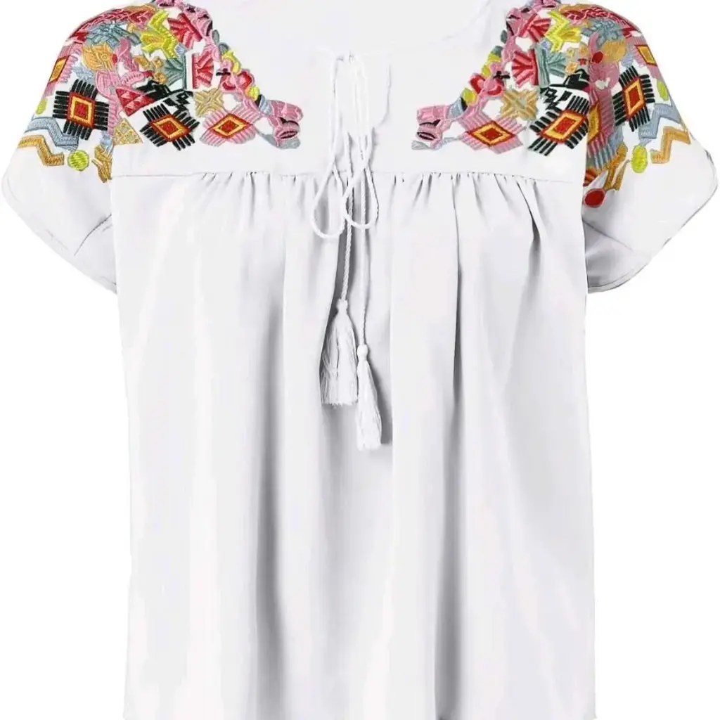 Blusa bordada Blanca