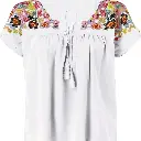 Blusa bordada Blanca