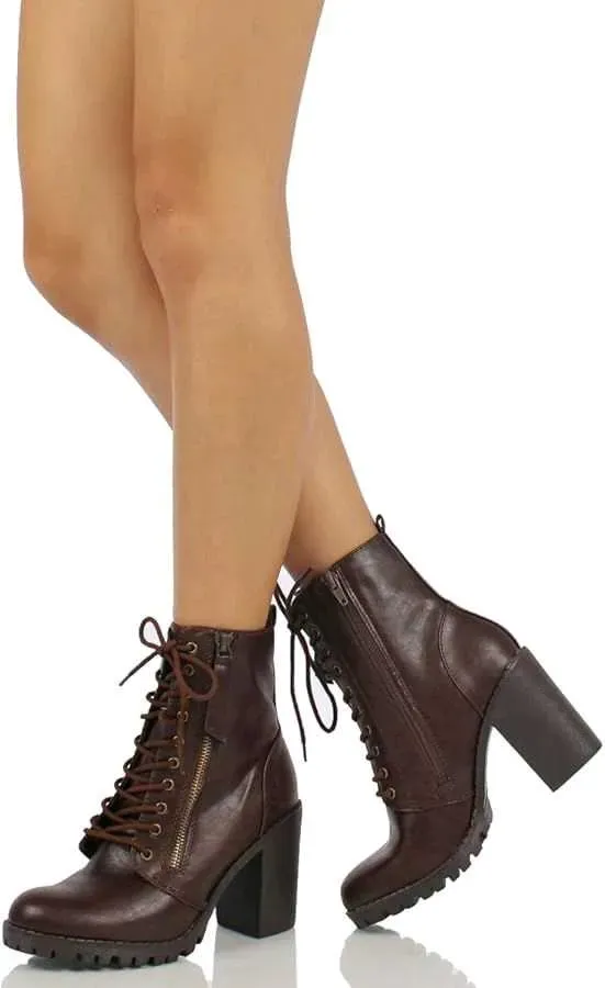Botines Café Soda tacón 8 cms. Talla 38 - 2064