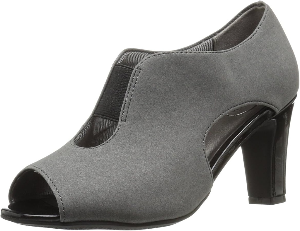 Tacones Marca Life strike gamuza gris  Talla 39- 2064 
