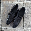 Tacones Marca Shein print cocodrilo negro Talla 39 - 2064