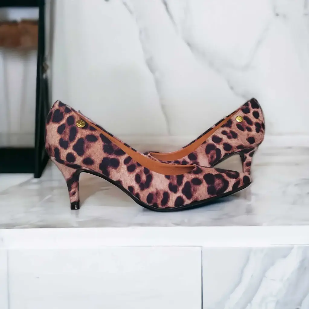 Tacones Berlim Leopardo marca Vizzano