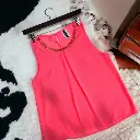 Blusa de Chifón Coral