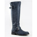 Botas a la Rodilla Marca JustFab Azul Talla 37.5- 2284 