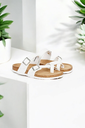 Sandalias Blancas Time and Tru Bryceee Talla 40 301024