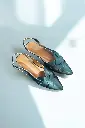 Flats Ocean Leah semipiel negra (D)