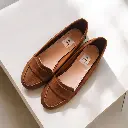 Flats Delmy gamuza gena (D)
