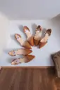 Flats Flower gamuza gena (D)