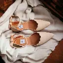 Flats María José semipiel beige (D)