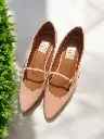 Flats Hermine Charol Palo Rosa (D)