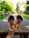 Flats Spring semipiel beige (D)
