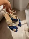 Flats Sophia semipiel champange tipico toto azul (D)