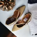 Flats Matilde semipiel beige, forro piel (D)