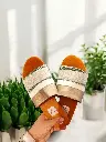  Sandalias Luna típica, gold rosa y típico seda beige (D)