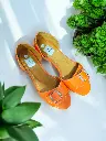  Flats Summer charol Naranja (D)
