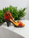 Tacones Itzá típico comalapa fucsia (D)