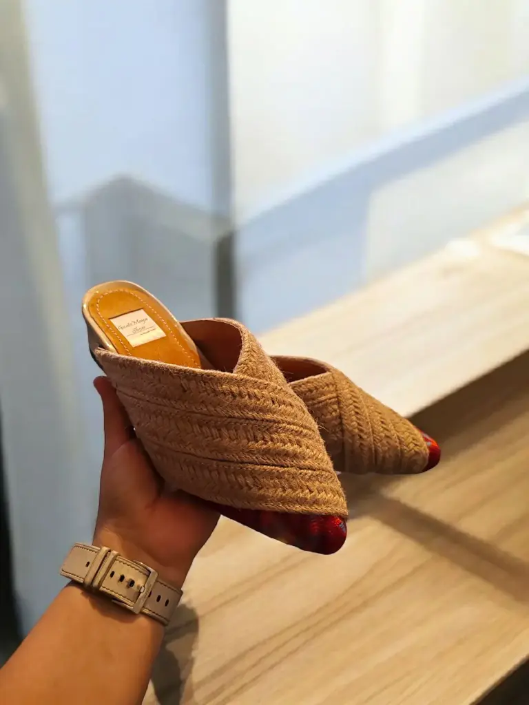 Tacones Mulé Lazo Comalapa Fucsia (D) (36)