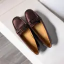 Tacones Mocasinas marca Naturalizer vino tinto talla 39.5 / 301024