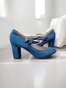 Tacones Azules Marca Chelsea Crew  talla 38 / 301024