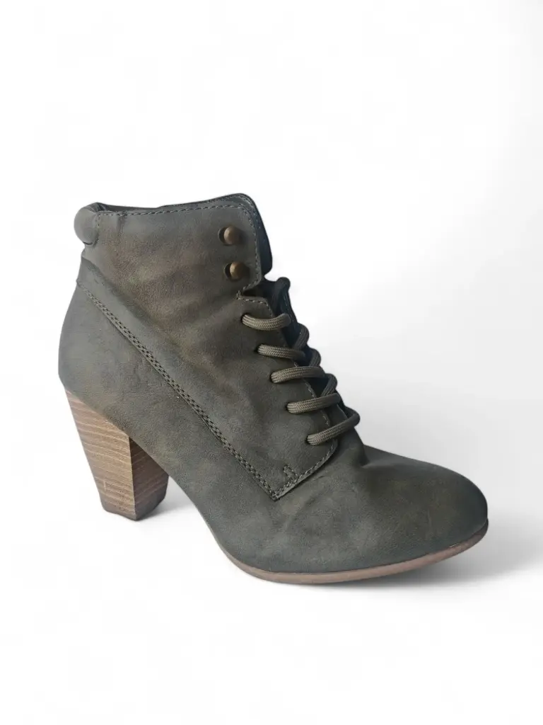 Botines Andiamo color verde musgo Talla 36.5 