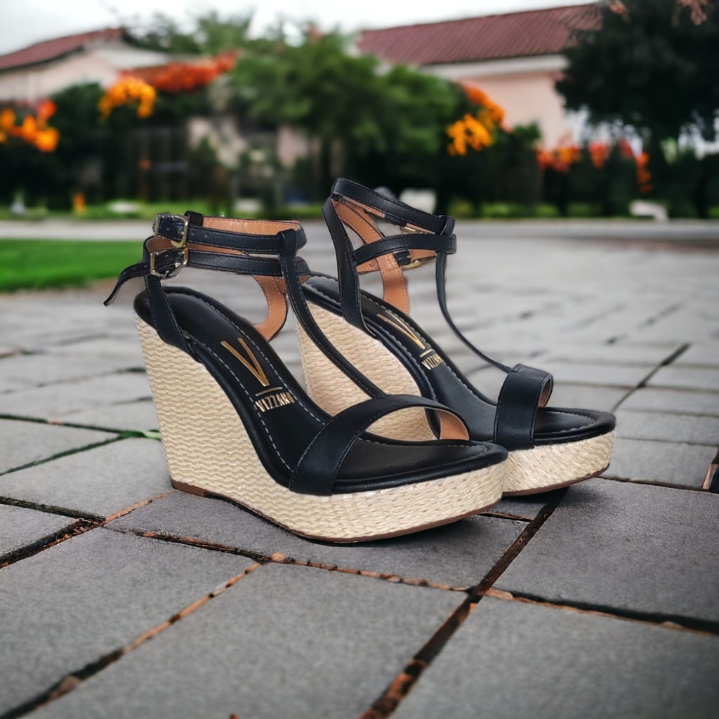 Plataformas Vizzano Santorini Negro (36)