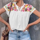 Blusa bordada Blanca