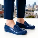 Flats Marca G.H BASS Weejuns Azul profundo Talla 39 