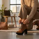 Botines Aileen semipiel gena Talla 36 (D)