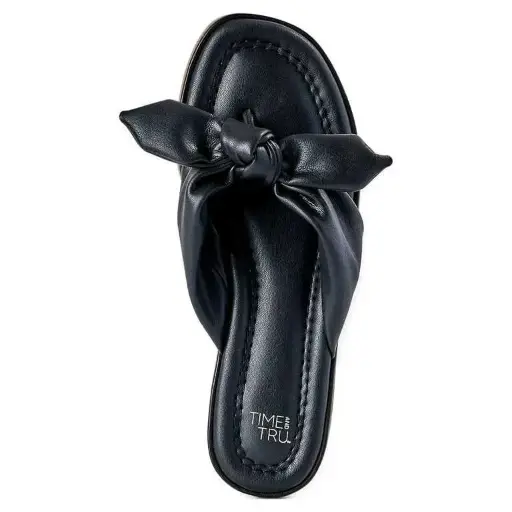 Sandalias marca Time and Tru Negro Talla 38 y 39