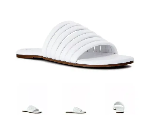 Sandalias marca Time and Tru tiras blanca Talla 39