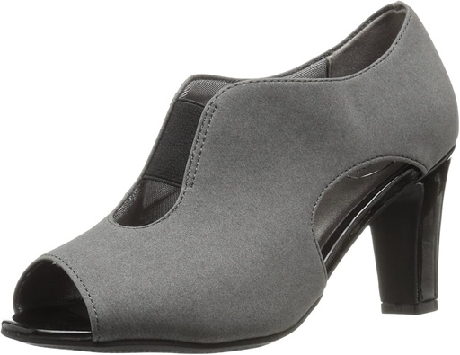 Tacones Marca Life strike gamuza gris  Talla 39- 2064 