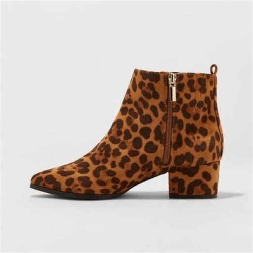 Botines Print leopardo Marca a new Day 4 cms. Talla 37 - 2064 