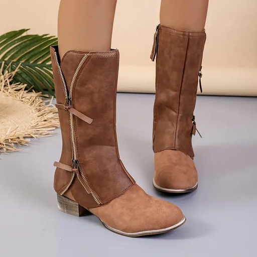 Botas a media pantorrila Marca Teams Talla 39- 2284   