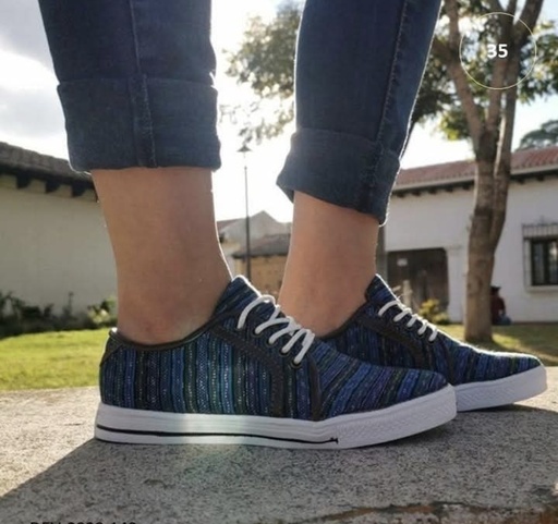 [BALAM-02] Tenis Balam típicos huipil sololá azul / BALAM-02