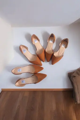 [FLOWE-04] Flats Flower gamuza gena (D)