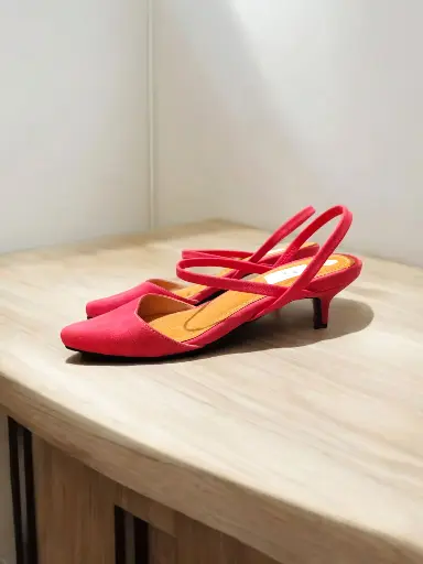 [SPRINGTAFC-01] Tacones Spring gamuza fucsia, tacón de aguja 3.5 (D)