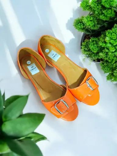 [SUMMERFC-01]  Flats Summer charol Naranja (D)