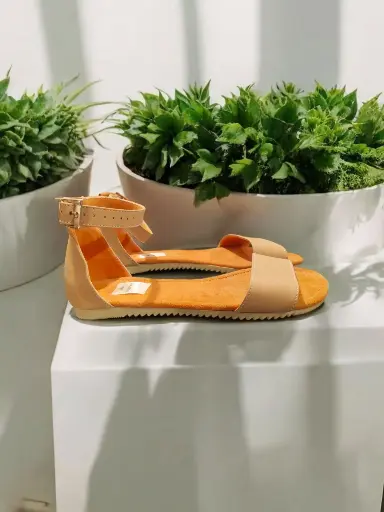 [MAITTAL-01]  Sandalias Maité Moda semipiel beige (D)